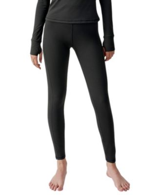 Women's Warm High-Rise Leggings with Hidden Pocket