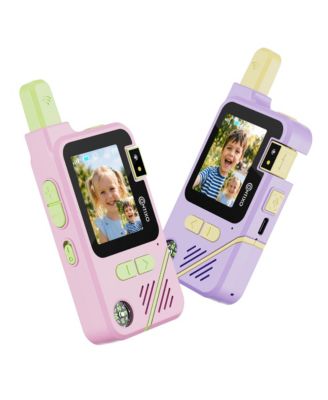 TK1 Rechargeable 2-Way Video and Voice Walkie Talkies, 2-Pack