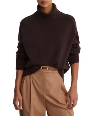 Women's Harriet Wool-Cashmere Blend Oversized Turtleneck Sweater