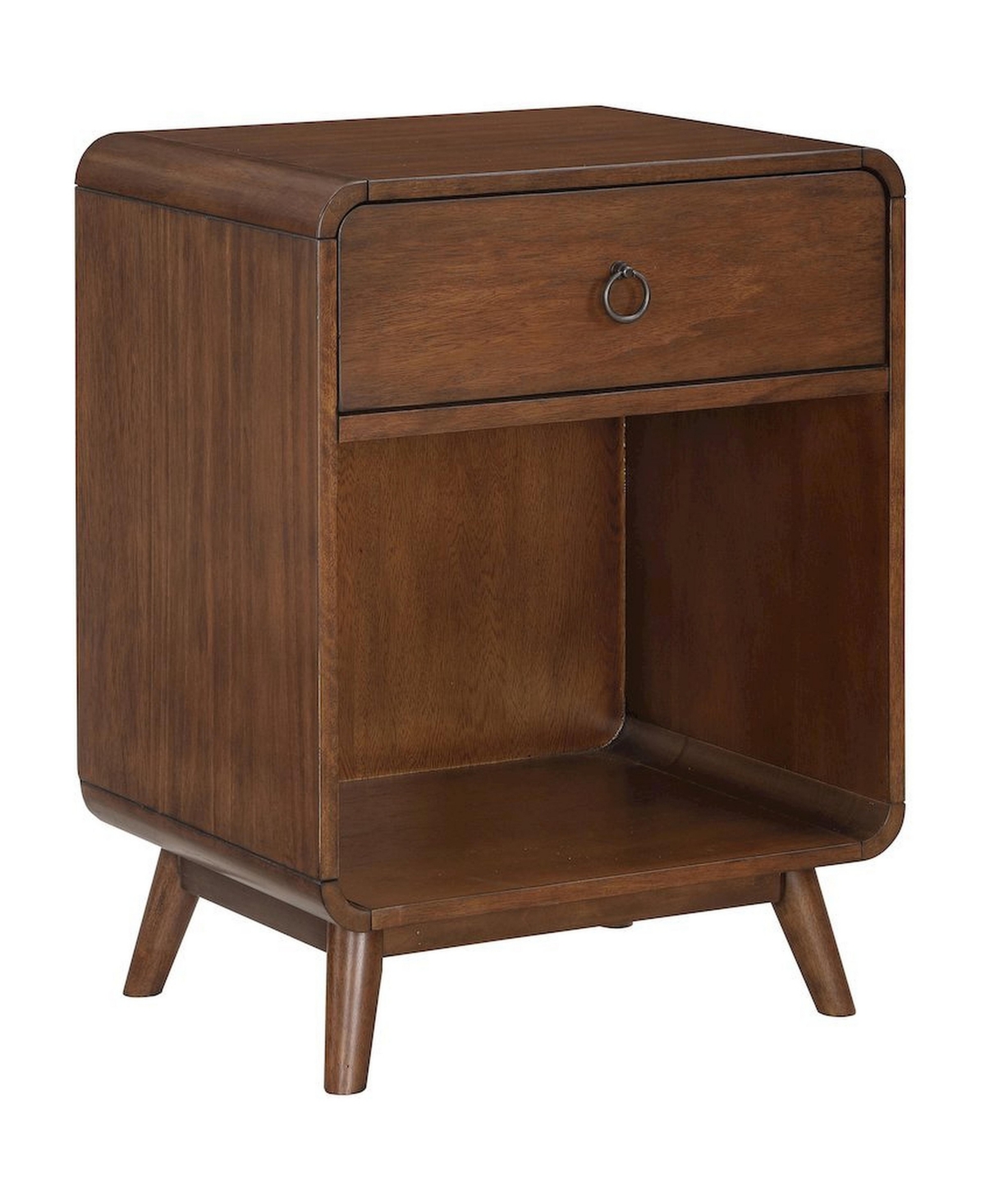 Starlight Canyon Home Wooden Nightstand - 1 Drawer Side Table for Bedroom Decor and Storage
