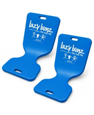 Lazy Bunz Foam Water Saddle Swimming Pool Float, Blue (2 Pack)