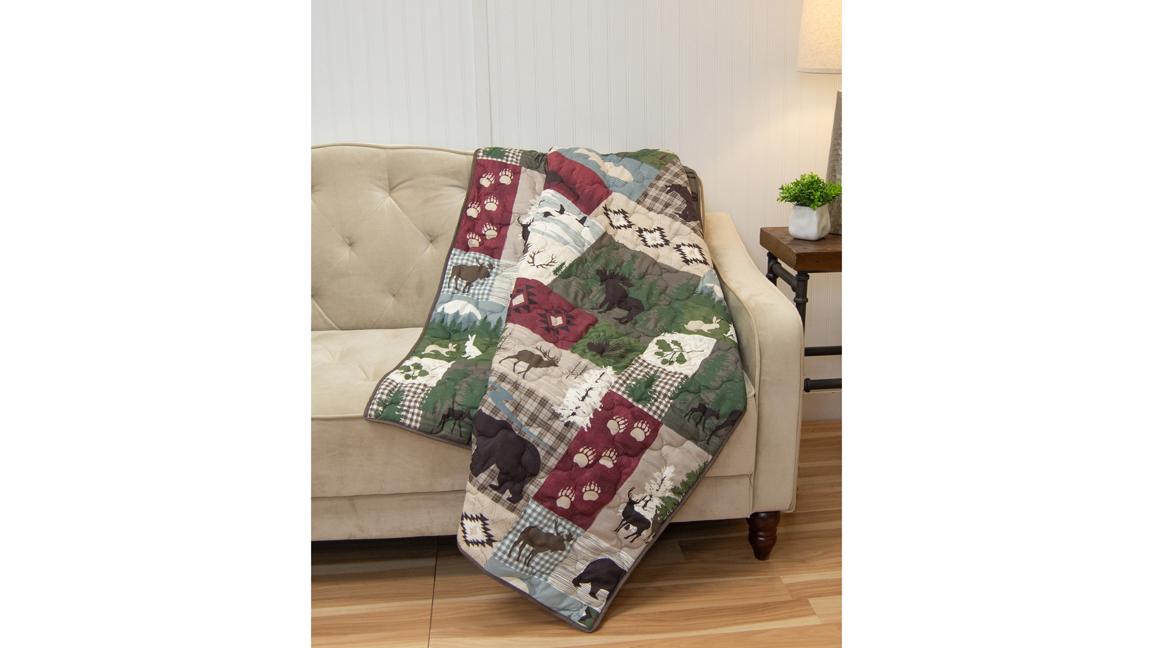 Your Lifestyle Montana Forest Reversible Throw, 50" x 60"