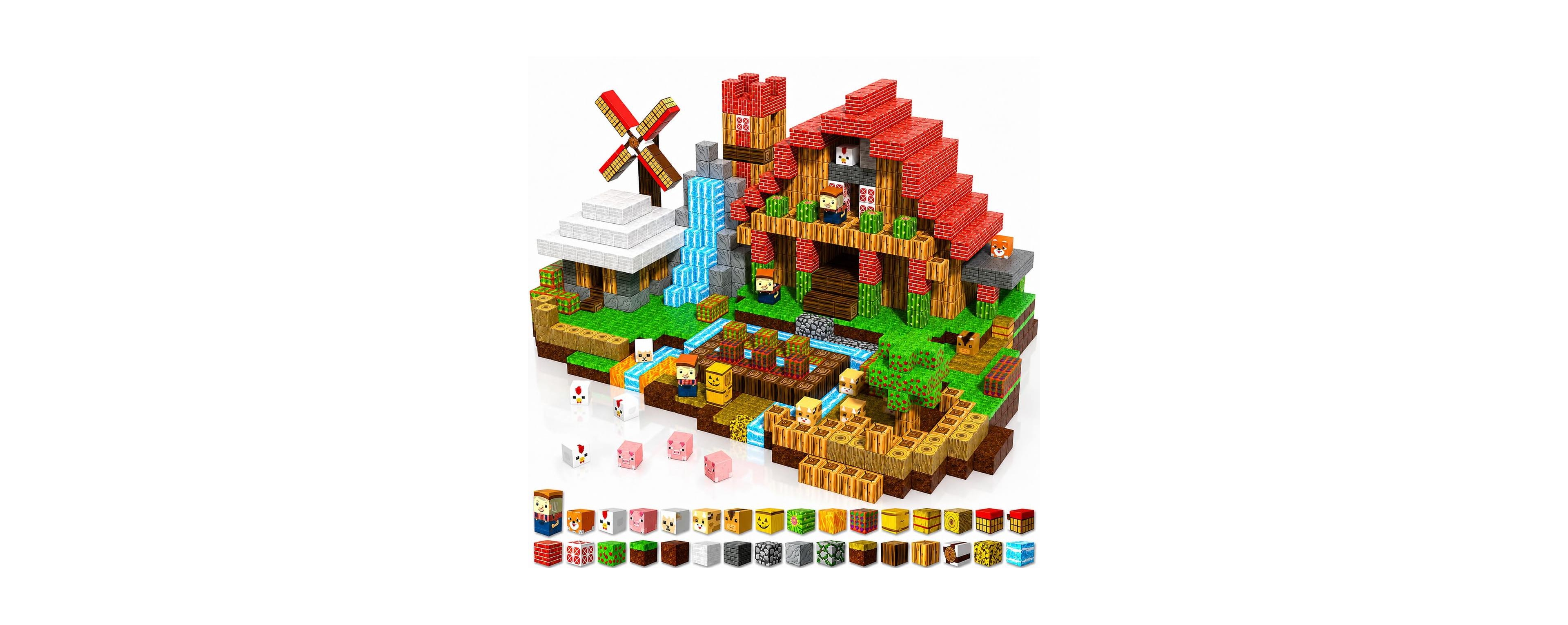 Gnuadz 120-Piece Magnetic Building Blocks, Ages 3+