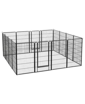 Extra Large 16-Panel Dog Playpen Featuring L-Shaped Latch