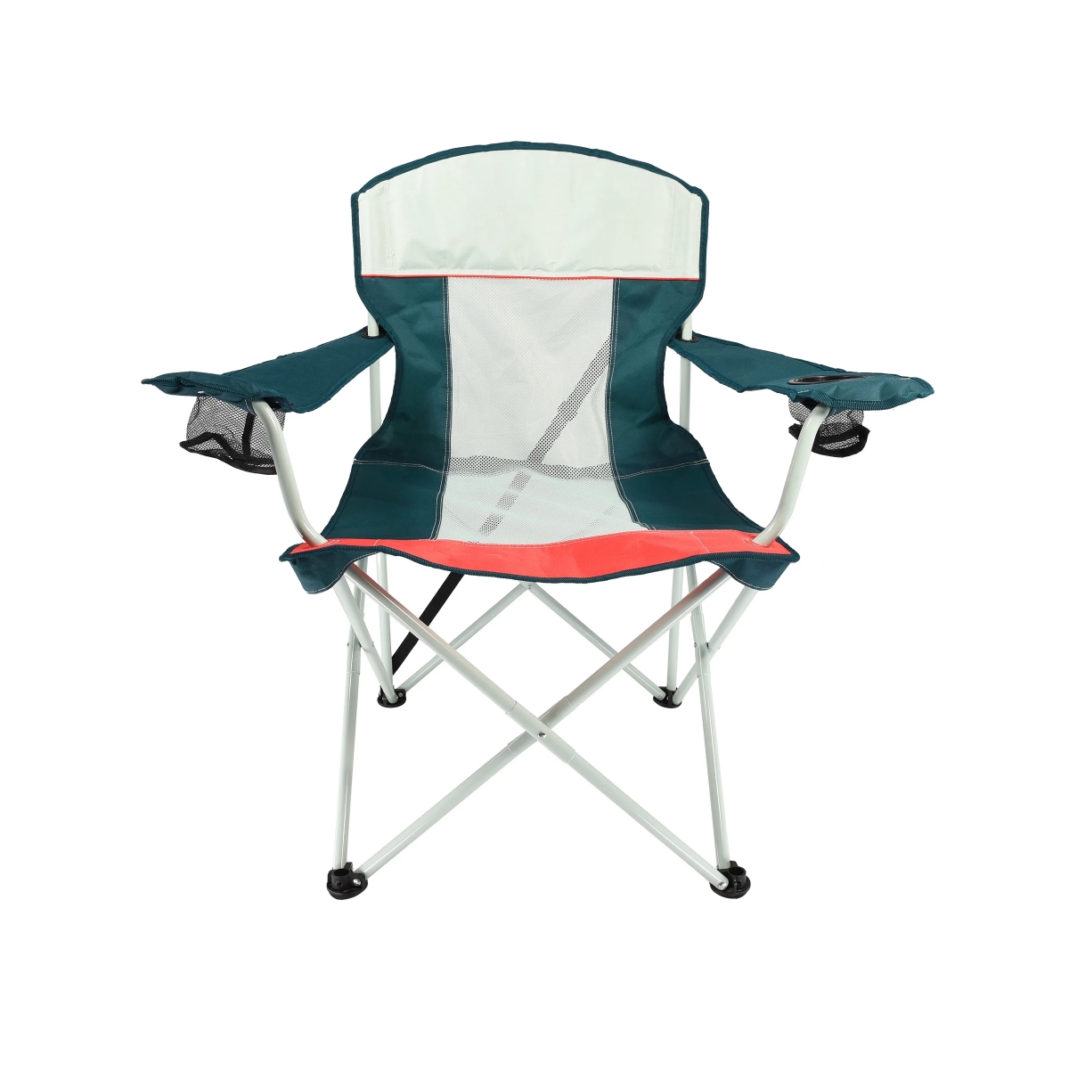 Sevorley Oversized Mesh Camping Chair with Carry Bag and Cup Holders, Carry strap holds chair for fast and easy