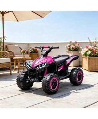 12V Kids Electric ATV Ride-On Toy with Dual Motors, 3.7 MPH Top Speed, Music and Headlights