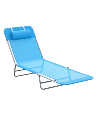 Outdoor Chair, Folding Design, Adjustable Backrest for Camping, Travel and Outdoor Activities