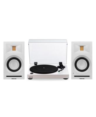 RT81 Belt-Driven 120W Turntable with Ri71 Powered Bookshelf Speakers