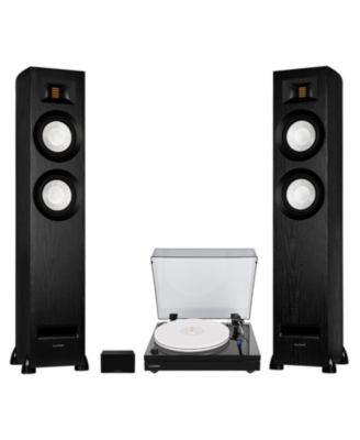 RT87 Reference High Fidelity Dual-Plinth Turntable, Ri91 Powered Speakers, PA10 Phono Preamp