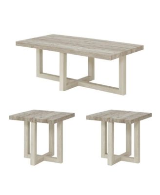 3-Piece Coffee Table Set, Coffee Table, Two End Tables