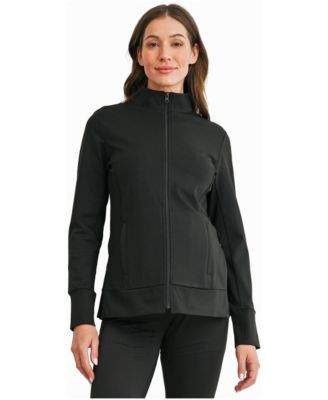 Women's Track Jacket with Side Expansion Panels