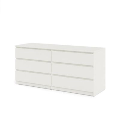 White Dresser for Bedroom - Modern Chest of Drawers with Spacious Storage - Stylish and Functional Dresser for Bedroom Clothes, Linens