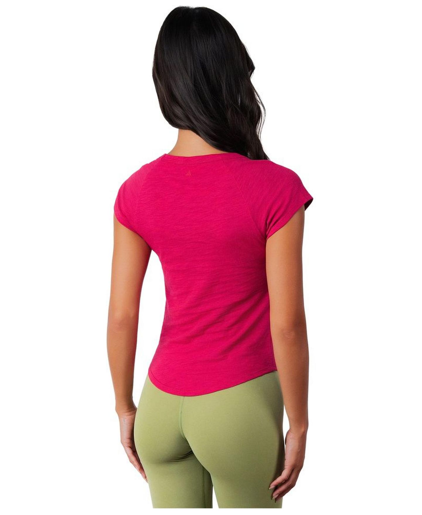 Женская футболка Vitality Whisper Raglan Sleeve Curved Hem Short-Sleeve, цвет: Passionfruit — фото 2