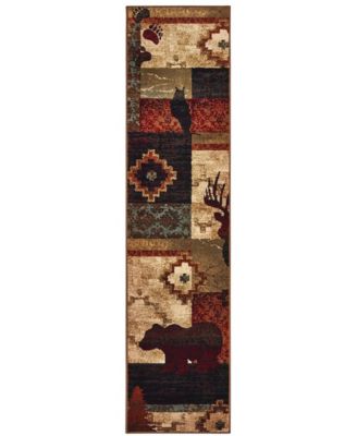 Woodlands 9649A 1'10" x 7'6" Runner Rug
