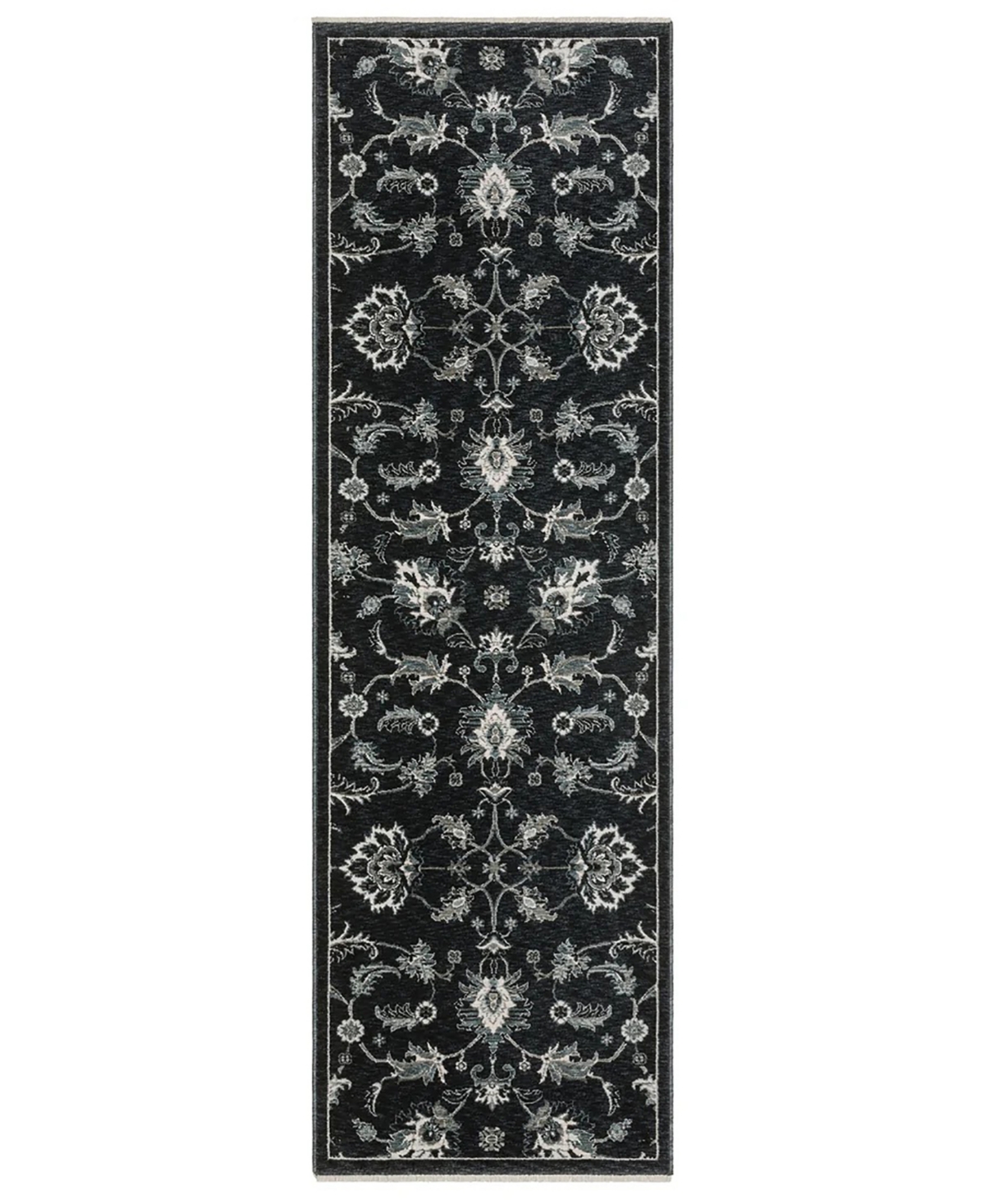 EECH05068235ST 2 ft. 3 in. x 7 ft. 6 in. Echo ECH05 Casual Power Loomed Rectangle Area Rug, Blue
