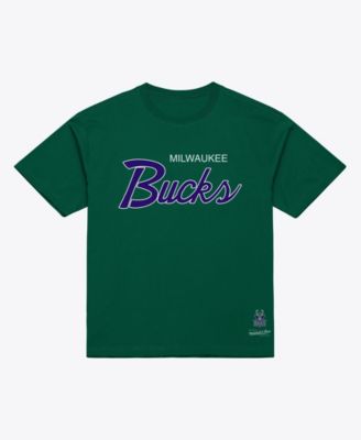 Men's Green Milwaukee Bucks Vintage Wordmark T-Shirt