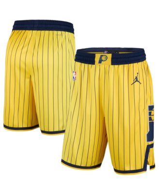 Men's Indiana Pacers Gold Statement Edition Swingman Shorts