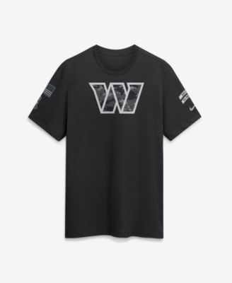 Men's Black Washington Commanders 2026 Salute to Service Slub T-Shirt
