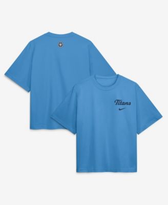 Women's Light Blue Tennessee Titans 2026 Rivalries Collection Boxy T-Shirt