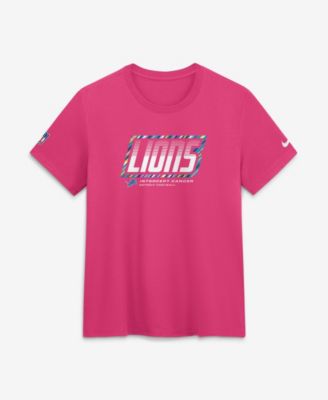 Women's Pink Detroit Lions 2026 NFL Crucial Catch Dri-FIT T-Shirt