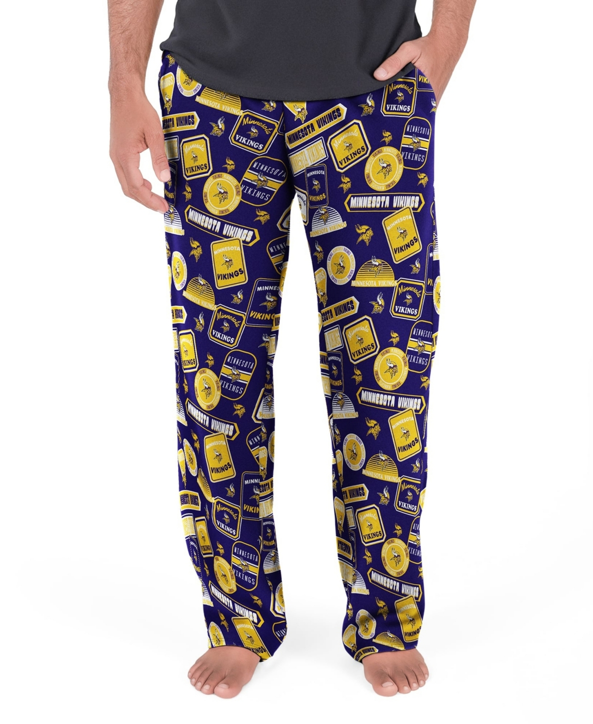 Concepts Sport Men's Purple Minnesota Vikings Grady Sleep Pants - Purple