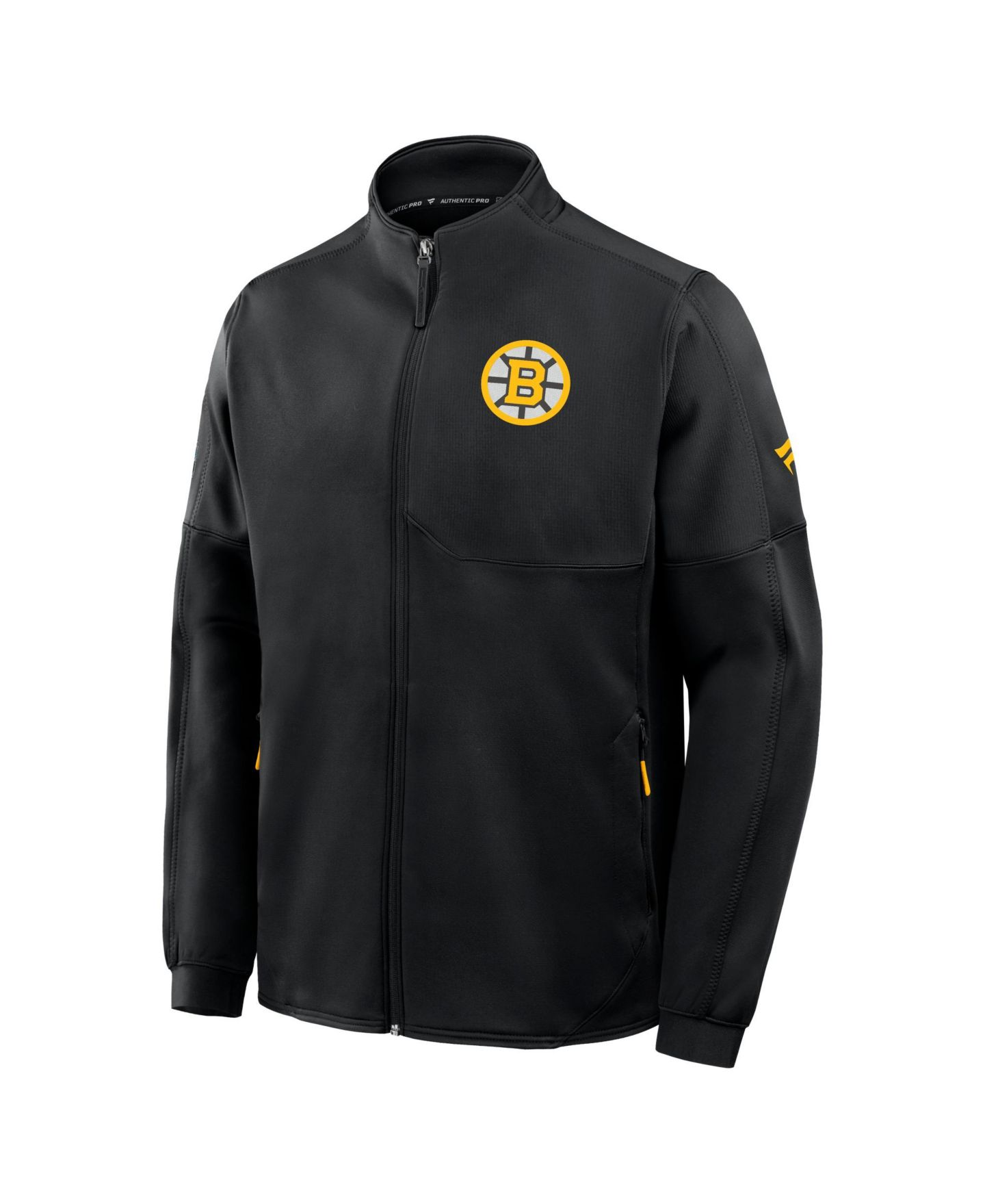 Мужская куртка Fanatics Black Boston Bruins Authentic Pro Rink Fleece Full-Zip — фото 3