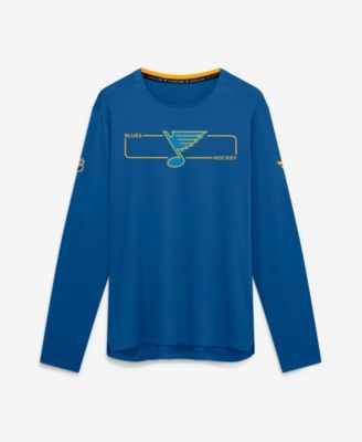 Men's Blue St. Louis Blues Authentic Pro Rink Tech Long Sleeve T-Shirt