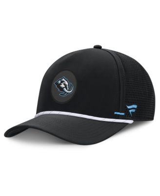 Men's Black Utah Mammoth Authentic Pro Rink Vented A-Frame Adjustable Hat