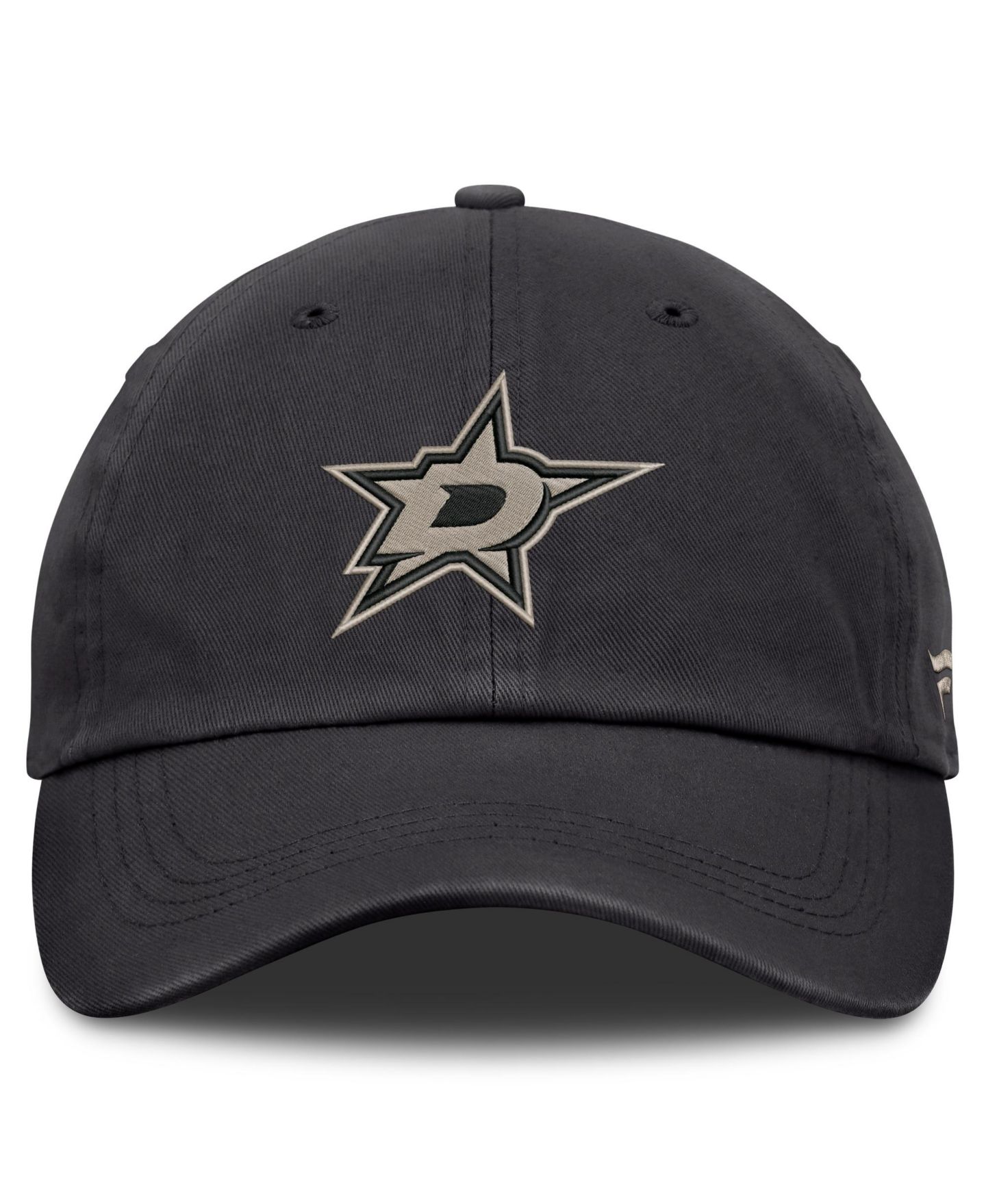 Мужская кепка Fanatics Charcoal Dallas Stars Road Phantom Washed Adjustable Hat — фото 2