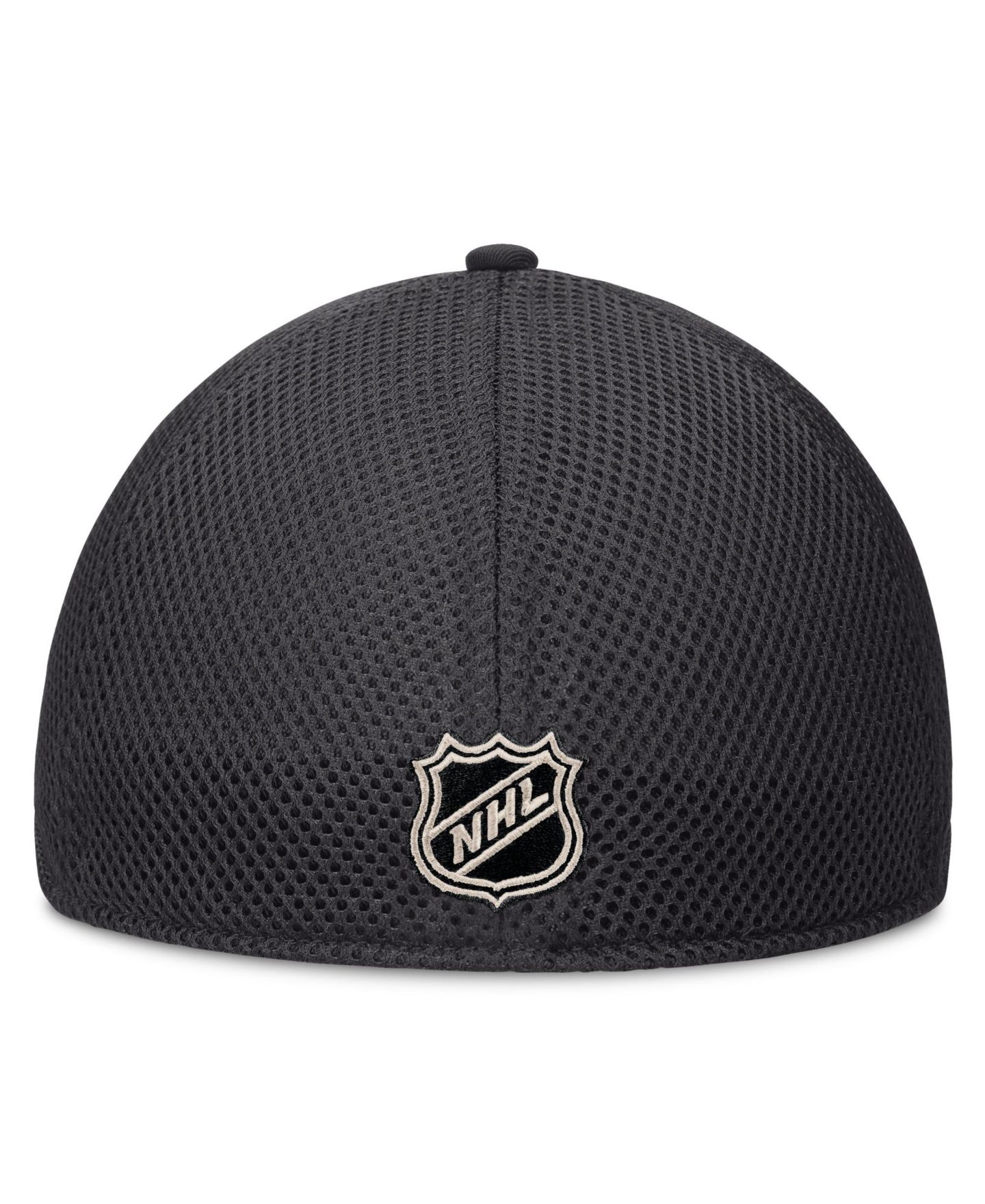 Мужской головной убор Fanatics Charcoal Pittsburgh Penguins Authentic Pro Road Meshback Stretch Hat — фото 4