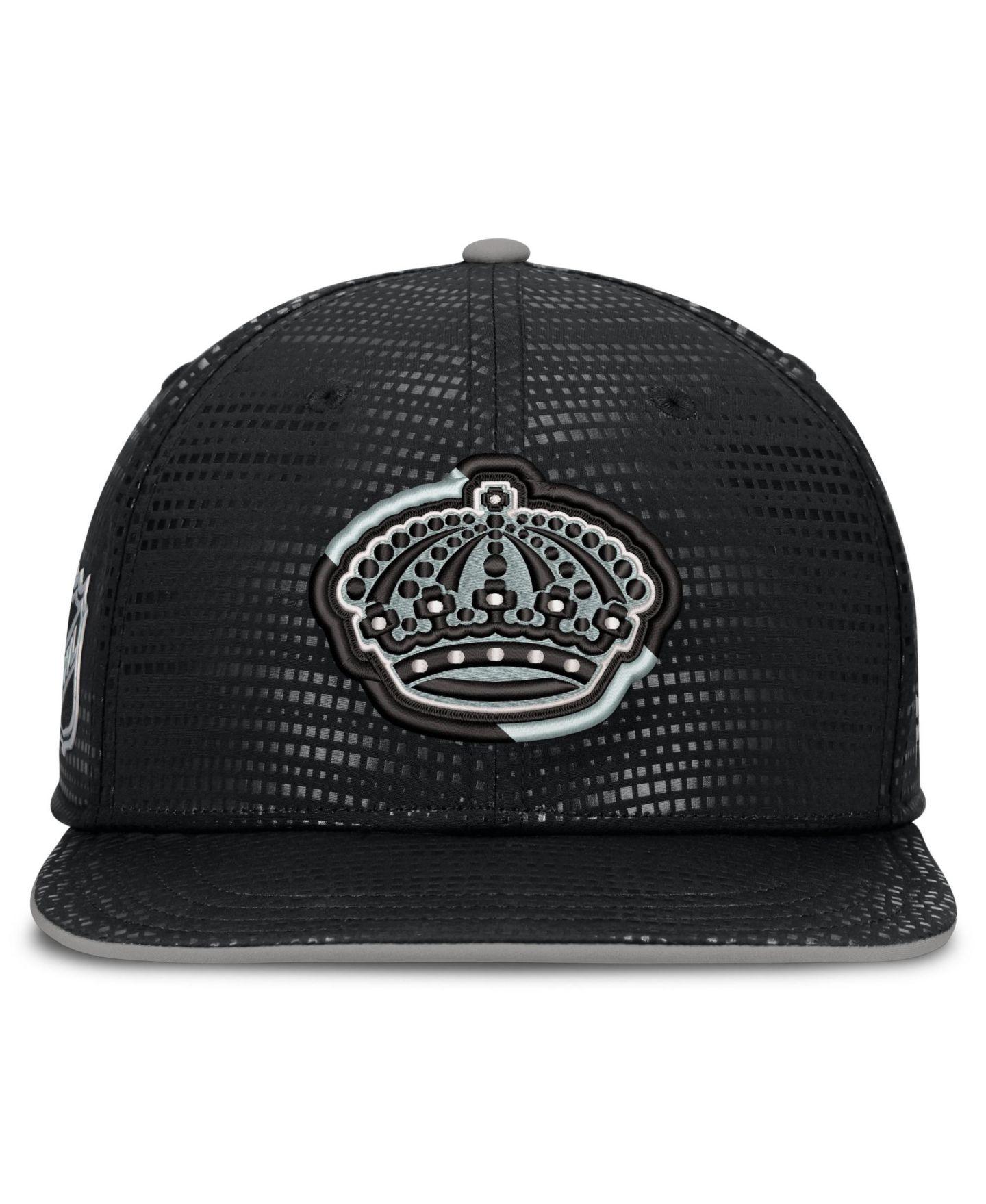 Мужская кепка Fanatics Black Los Angeles Kings Alternate Authentic Pro Rink Snapback Hat — фото 2