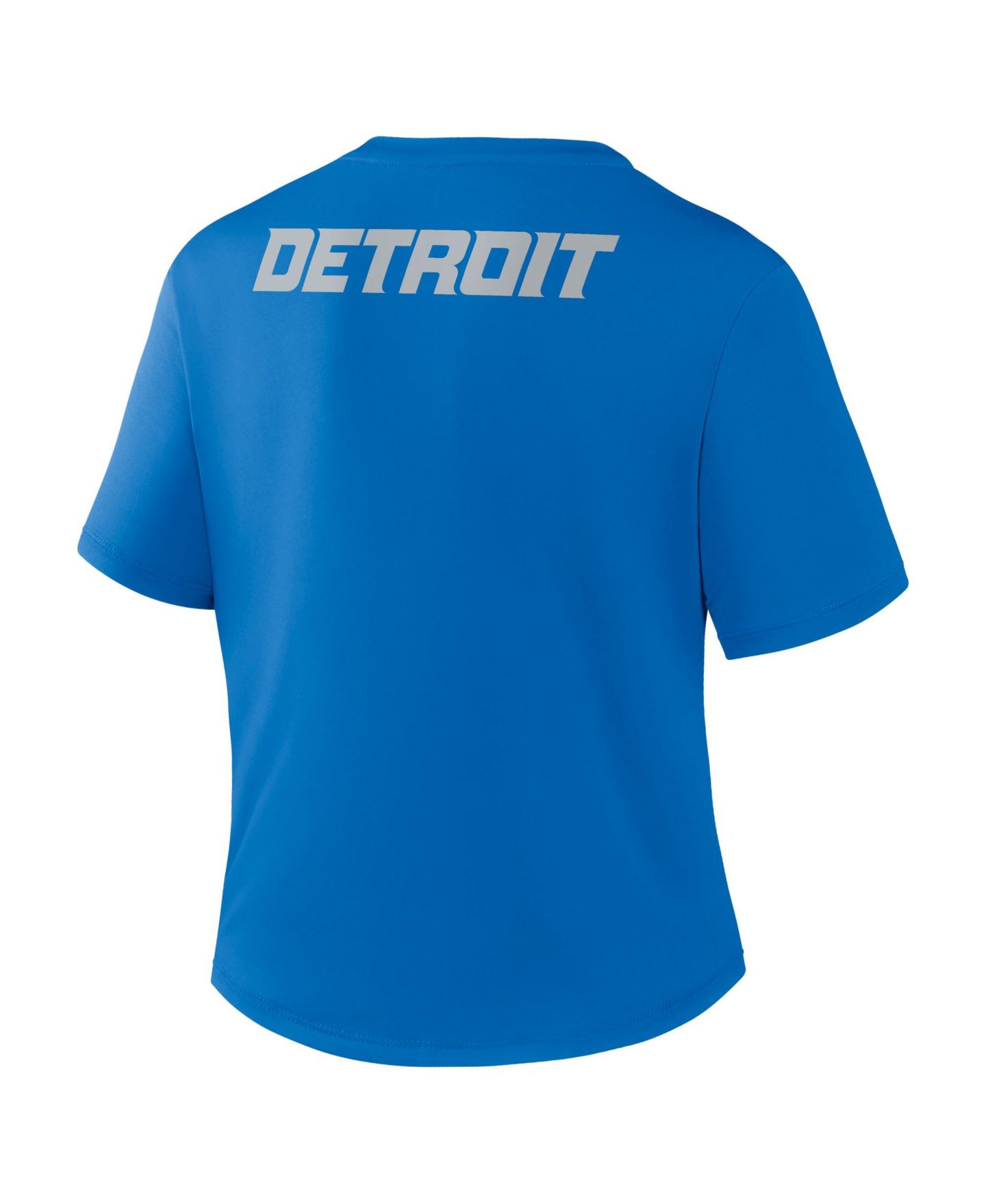 Женская футболка Nike Blue Detroit Lions 2026 Rivalries Collection Classic Twist Cropped — фото 7