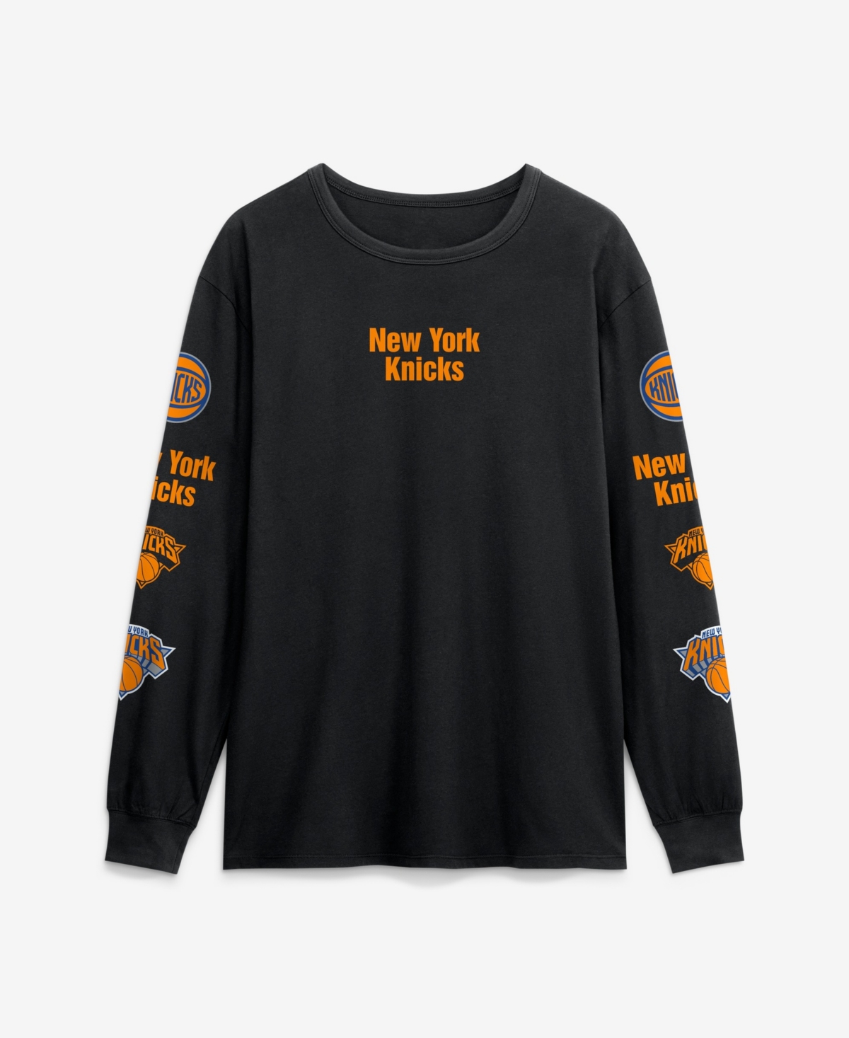 Fanatics Men's Black New York Knicks Jump Higher Legacy Long Sleeve T-Shirt - Black