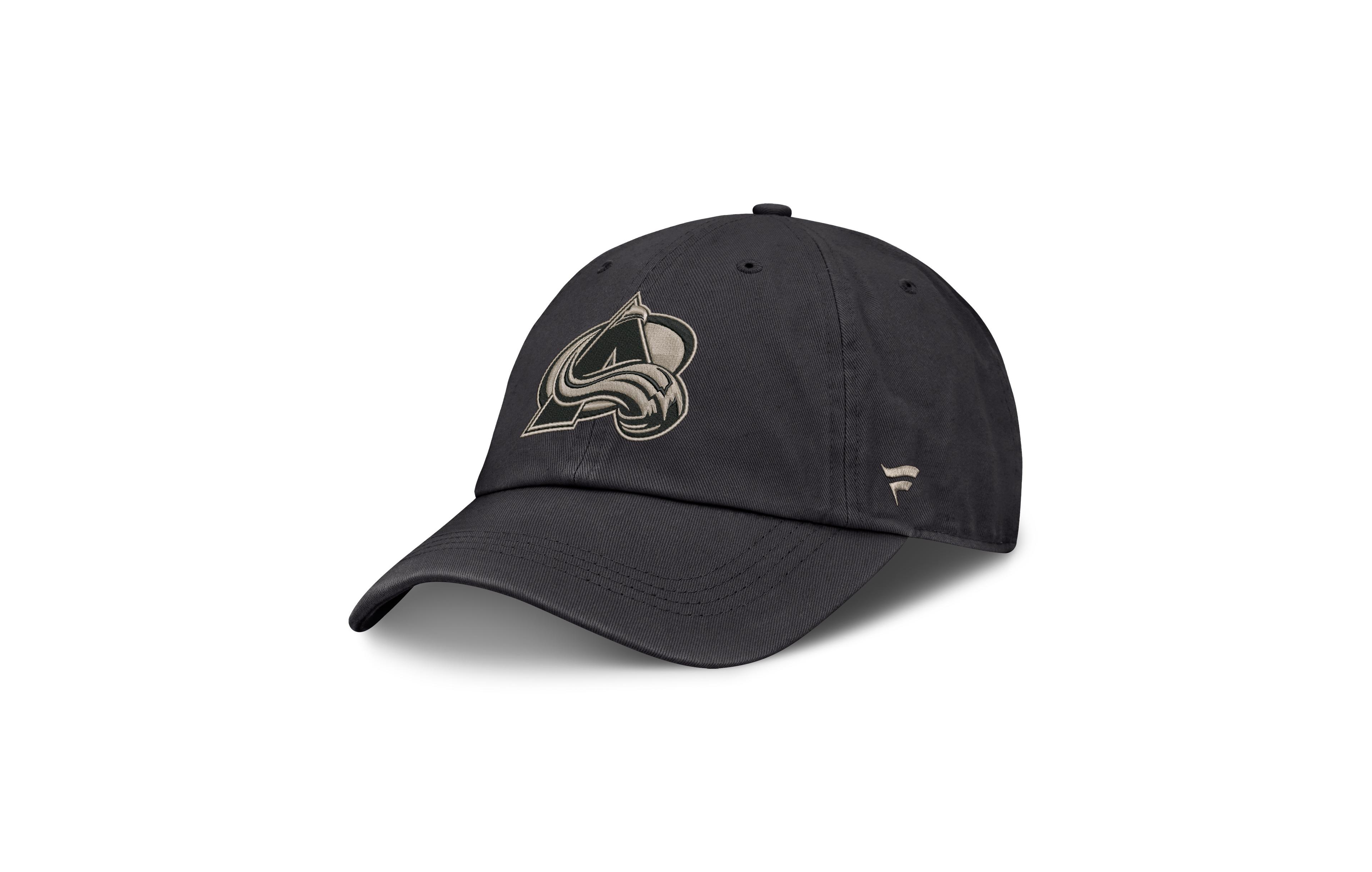 Fanatics Men's Charcoal Colorado Avalanche Road Phantom Washed Adjustable Hat