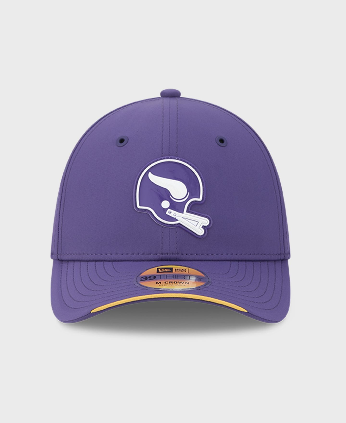 Мужская кепка New Era Purple Minnesota Vikings 2026 Sideline Throwback 39THIRTY M-Crown Flex Hat — фото 2