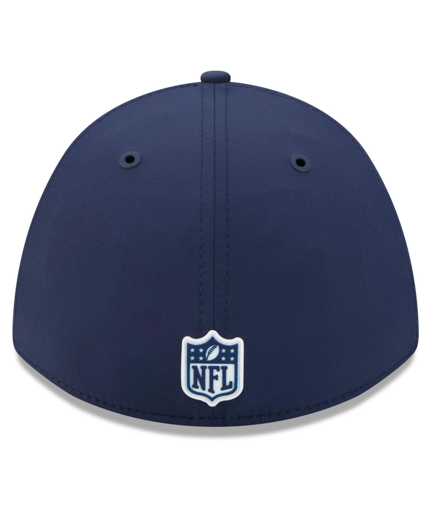 Мужская кепка New Era Navy Dallas Cowboys 2026 Sideline Throwback 39THIRTY M-Crown Flex Hat — фото 4
