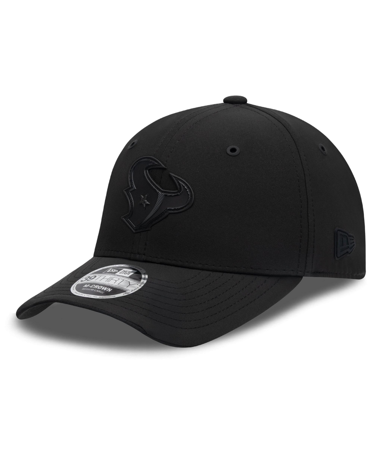 New Era Men's Black Houston Texans 2026 Sideline 39THIRTY M-Crown Stretch Hat - Black