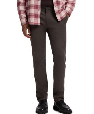 BOSS by Men’s Moulin&eacute; Cotton-Blend Twill Slim-Fit Chinos