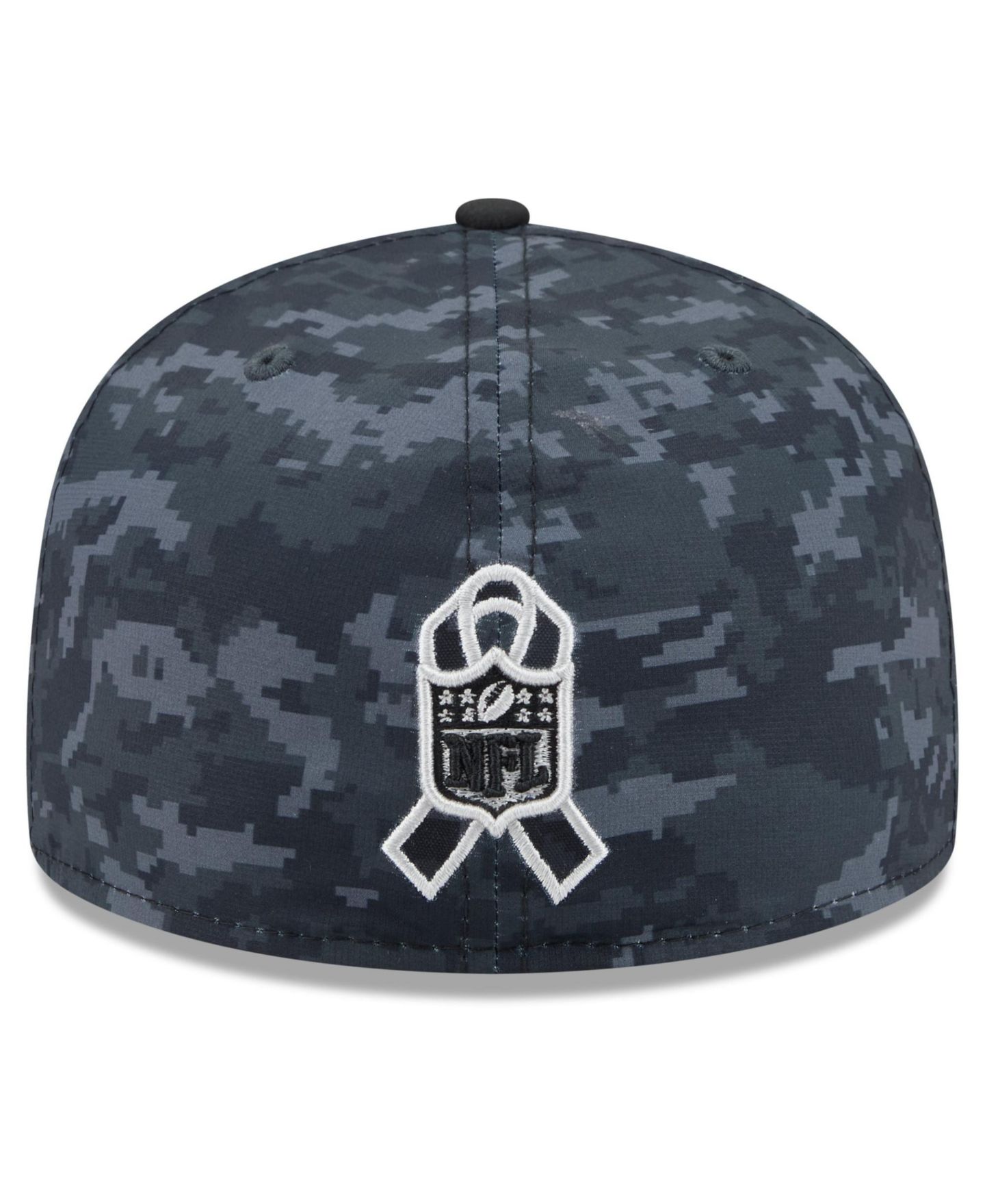 Мужская кепка New Era Black Miami Dolphins 2026 Salute To Service 59FIFTY Fitted Hat — фото 4