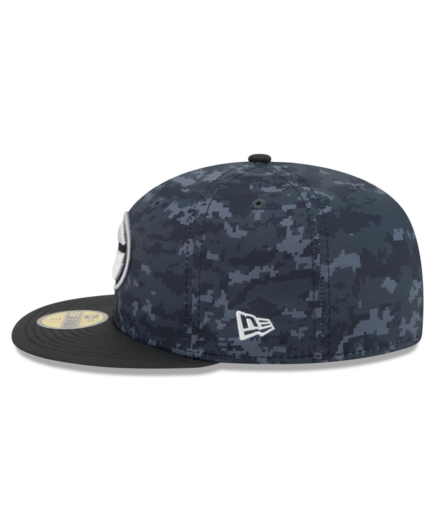Мужская кепка New Era Black Green Bay Packers 2026 Salute To Service 59FIFTY Fitted Hat — фото 5