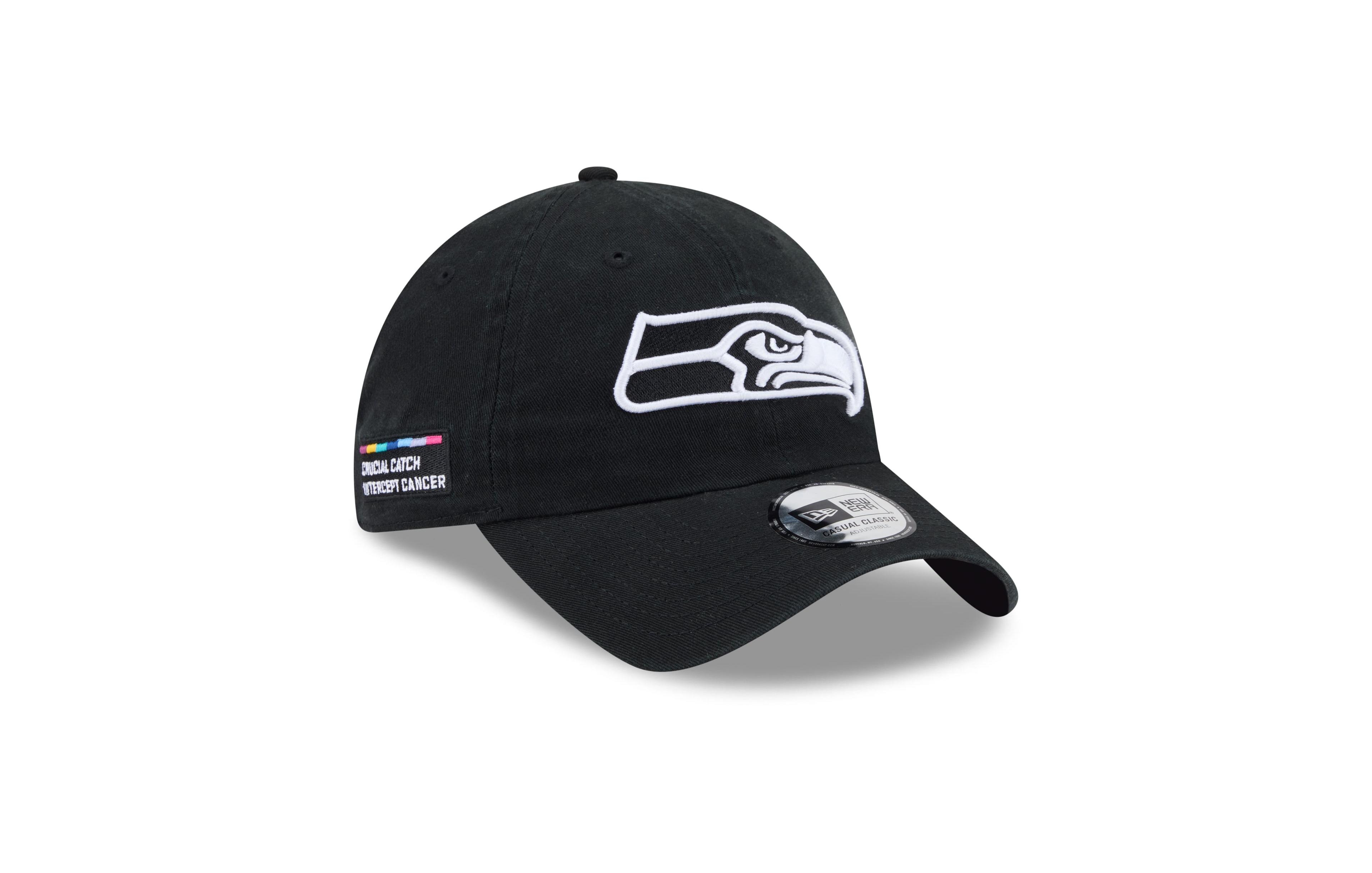 New Era Men's Black Seattle Seahawks 2026 Nfl Crucial Catch Casual Classic Adjustable Hat