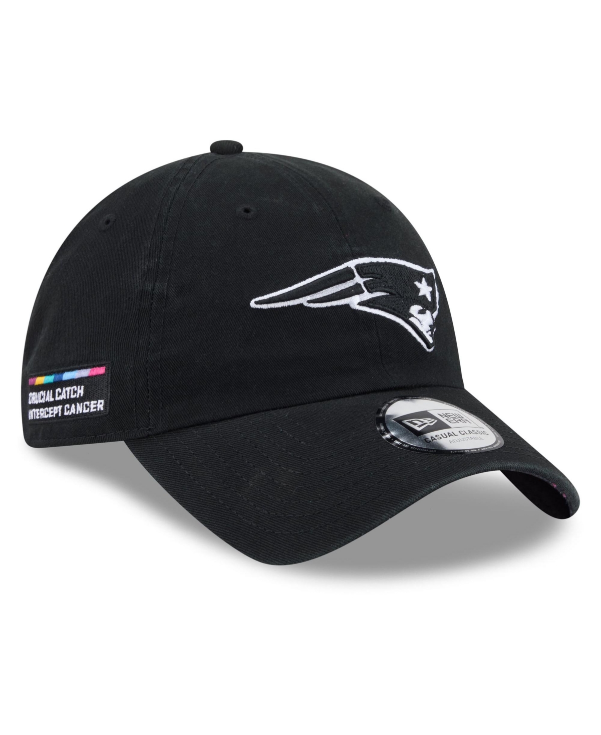 New Era Men's Black New England Patriots 2026 Nfl Crucial Catch Casual Classic Adjustable Hat - Black