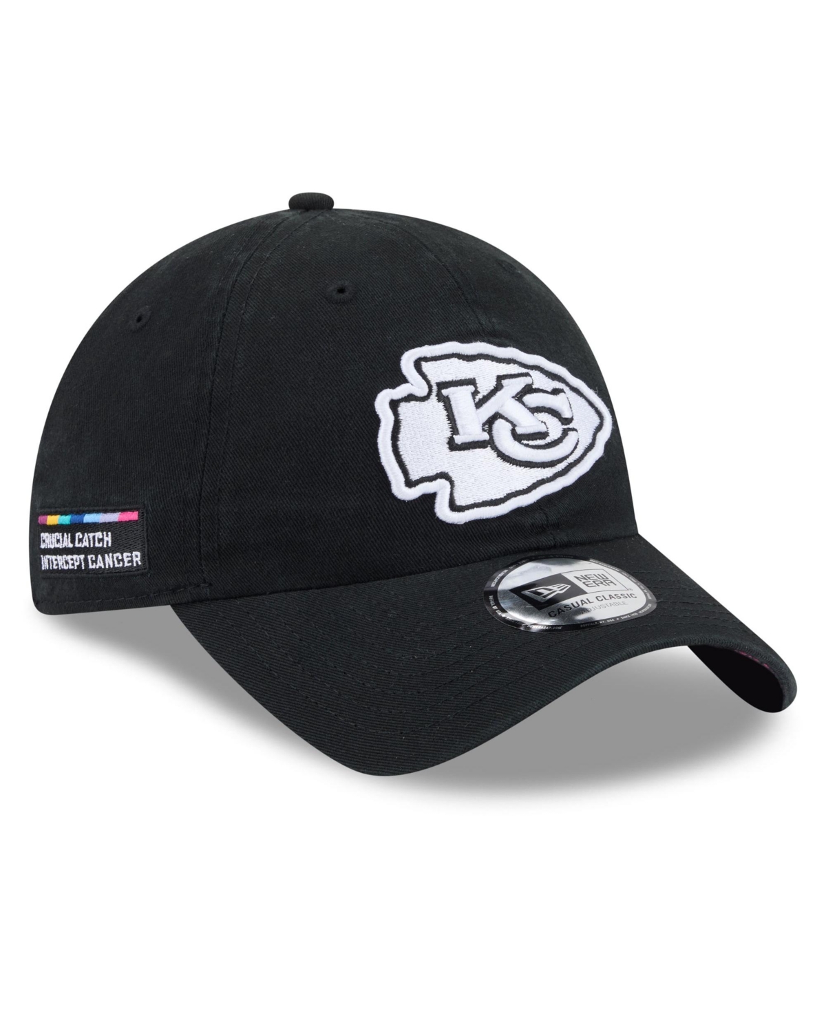 New Era Men's Black Kansas City Chiefs 2026 Nfl Crucial Catch Casual Classic Adjustable Hat - Black