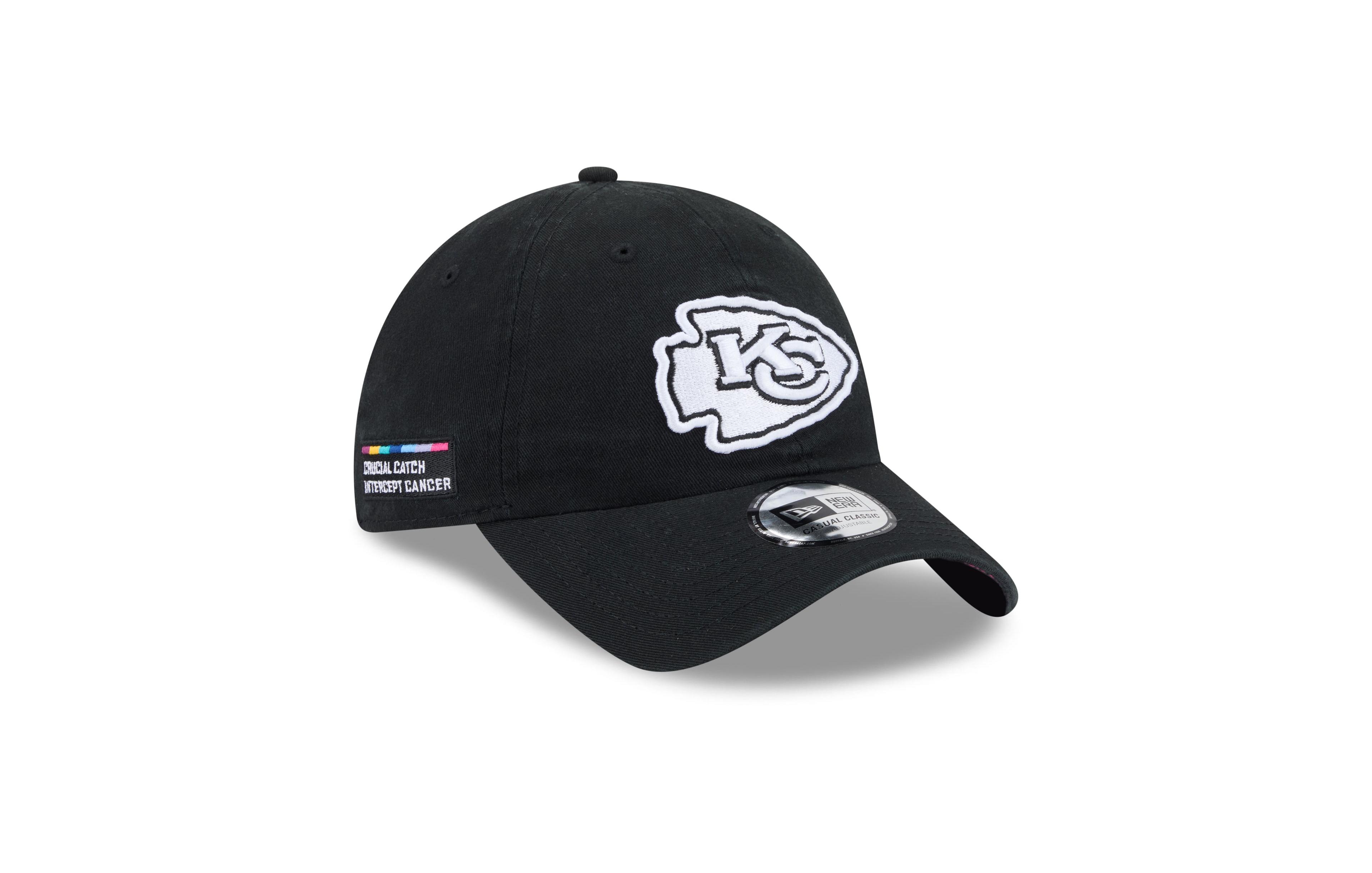 New Era Men's Black Kansas City Chiefs 2026 Nfl Crucial Catch Casual Classic Adjustable Hat