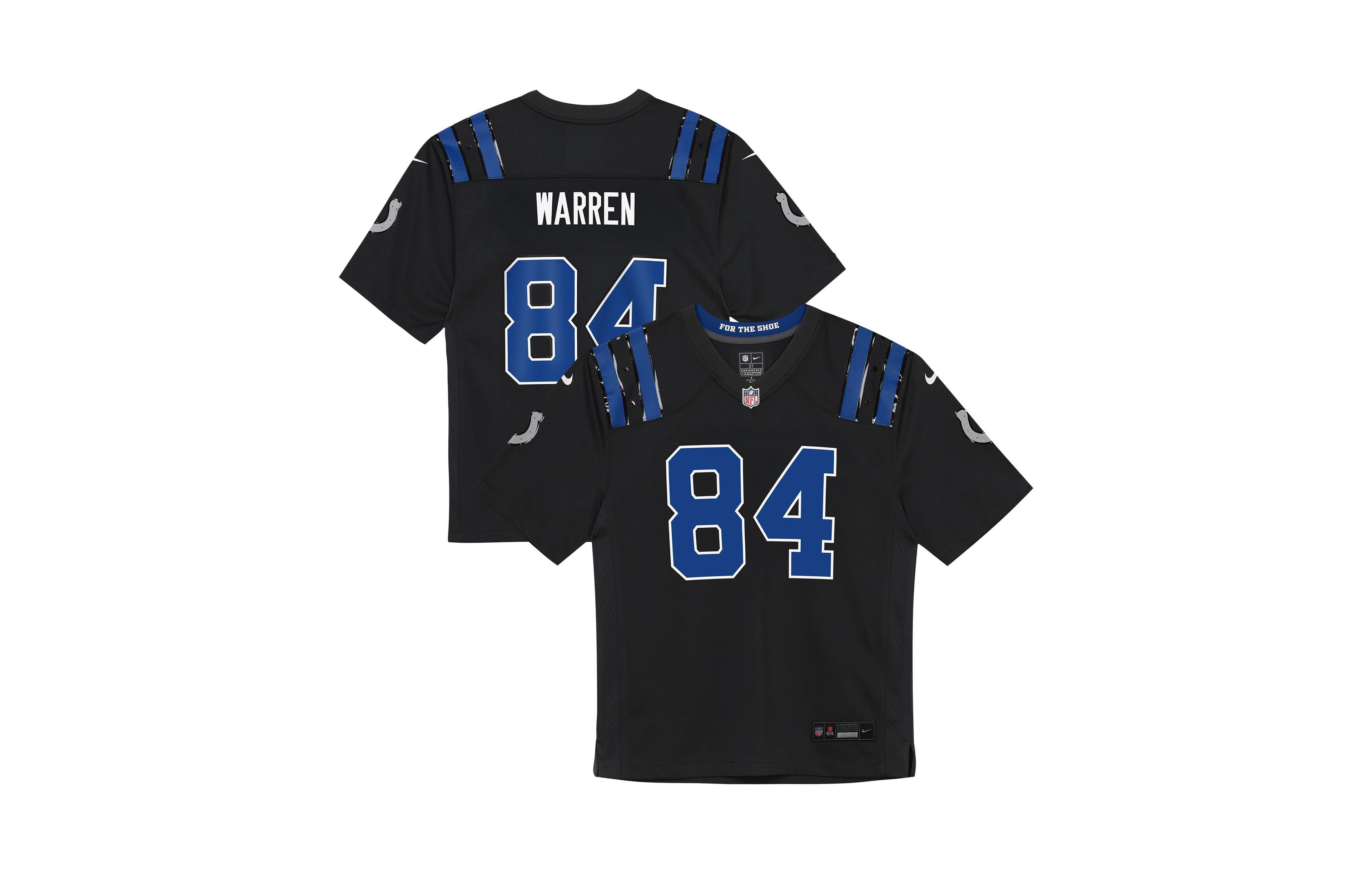 Nike Preschool Tyler Warren Anthracite Indianapolis Colts 2026 Rivalries Collection Game Jersey