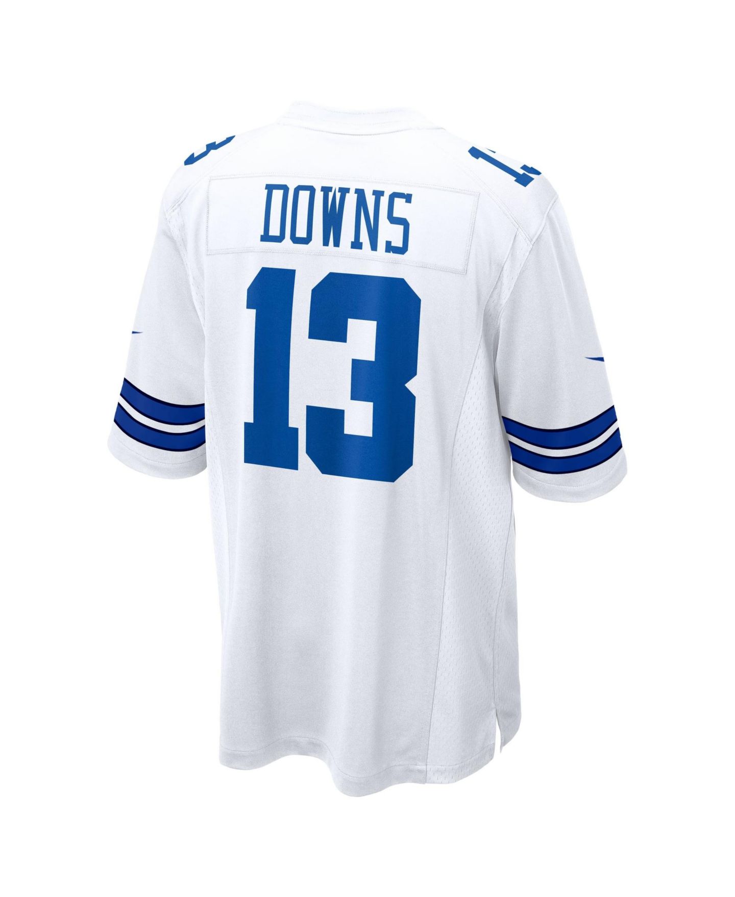 Мужской топ Nike Caleb Downs White Dallas Cowboys Game Jersey — фото 3