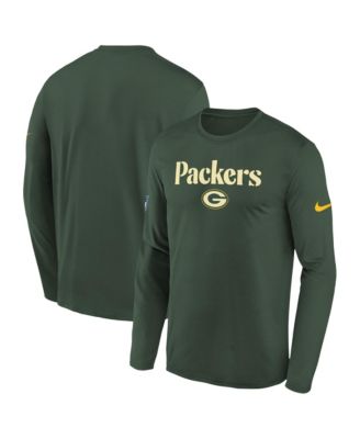 Big Boys' and Girls' Green Bay Packers 2026 Rivalries Collection Sideline Legend Long Sleeve T-Shirt