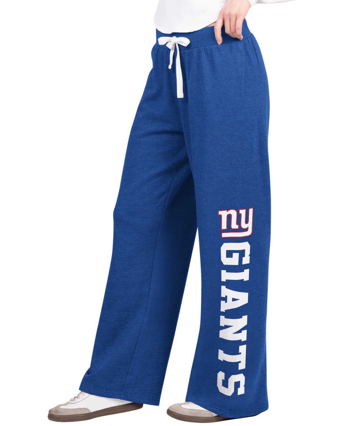 Starter Women's Royal New York Giants Field Wide Leg Sweatpants