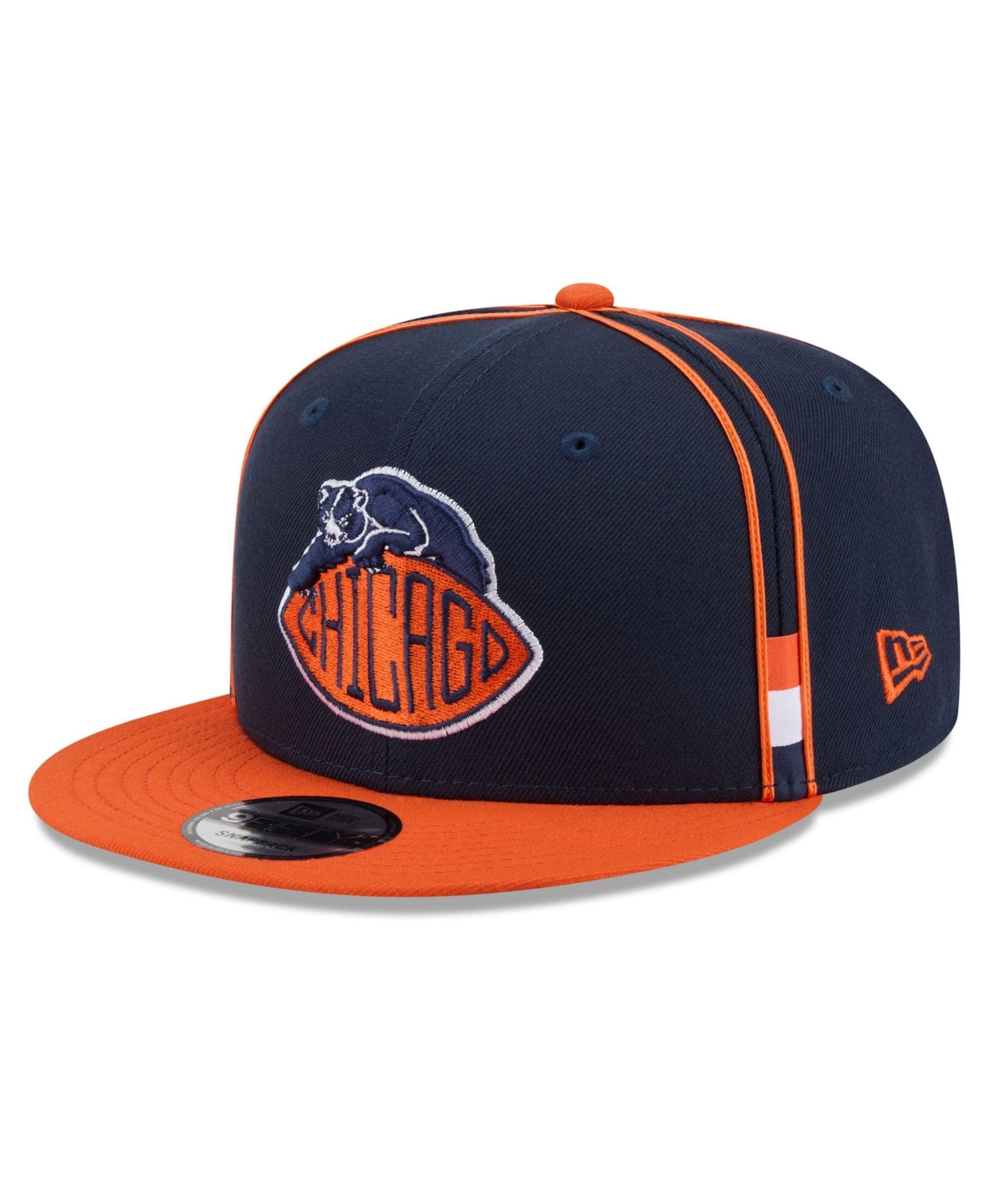 New Era Men's Navy Chicago Bears 2026 Rivalries Collection 9FIFTY Snapback Hat - Navy, Orange