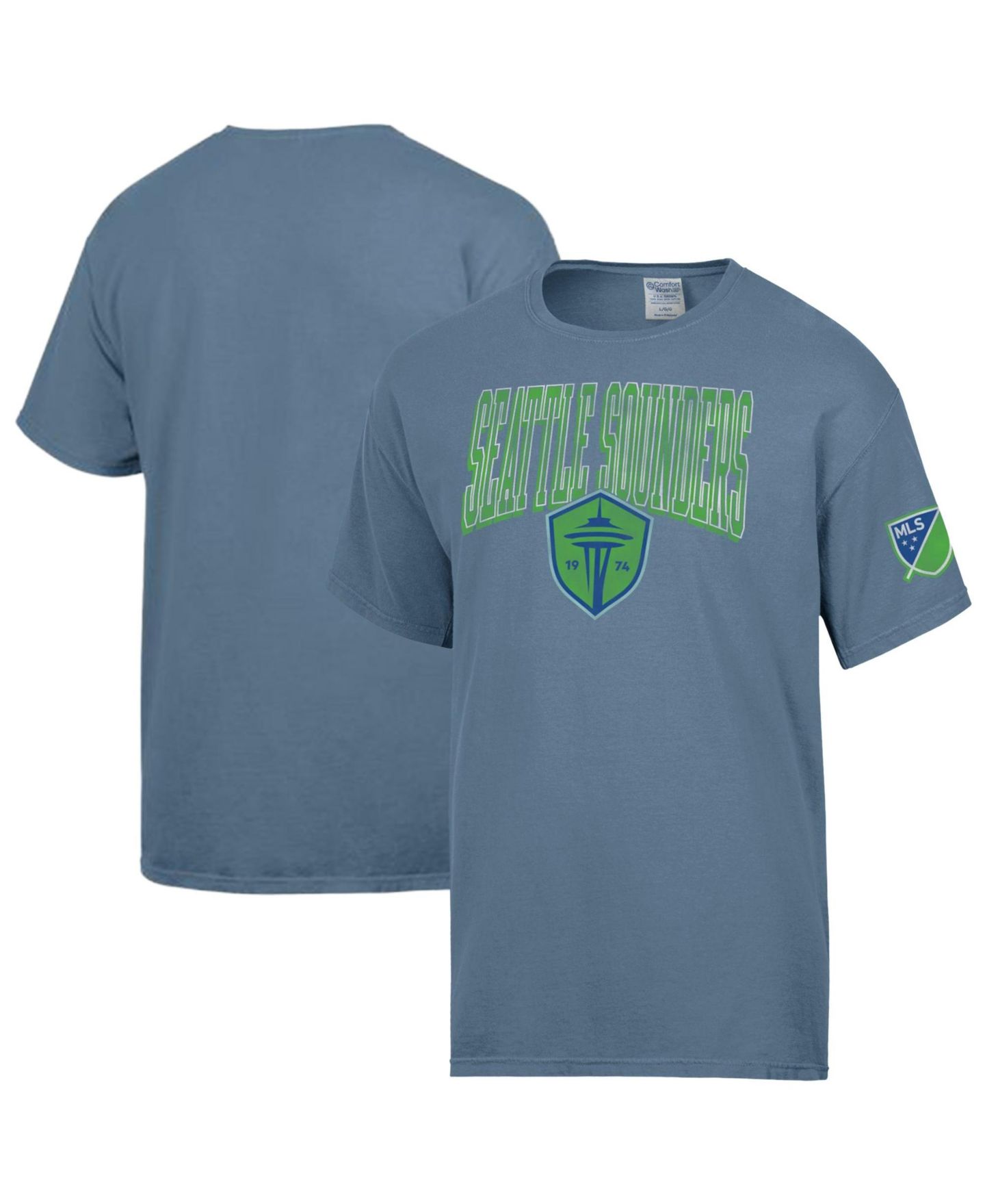Мужская футболка Gear For Sports Blue Seattle Sounders FC Comfort Wash — фото 1